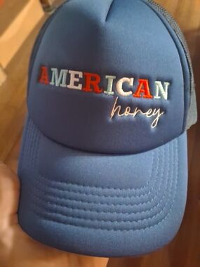Kirklands Navy Mesh Trucker Cap